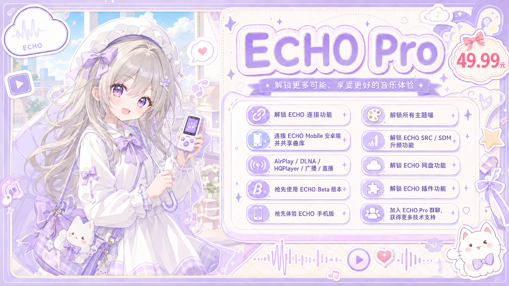 ECHO Pro 权益介绍图